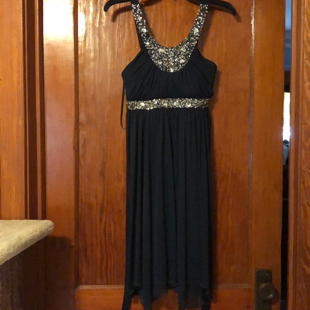 Blue sparkly dress